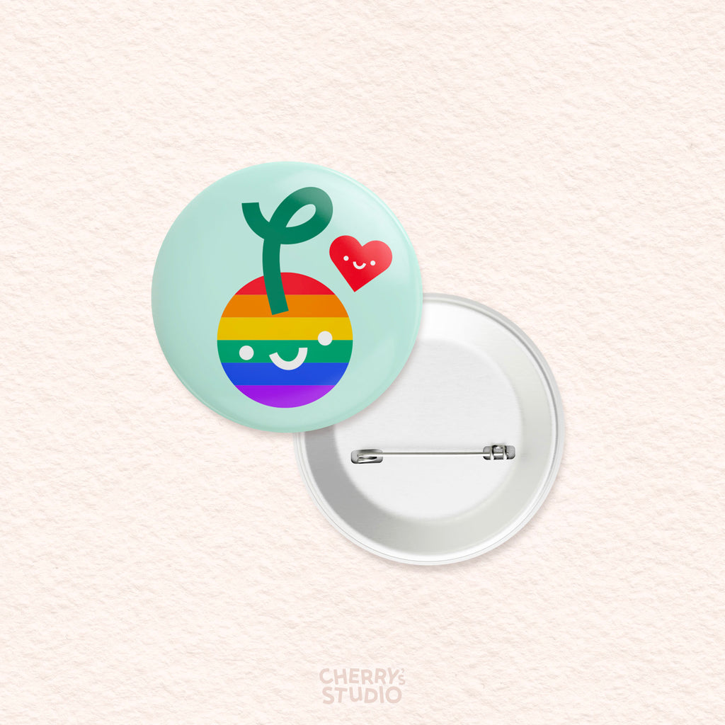 Button - Pride Cherry