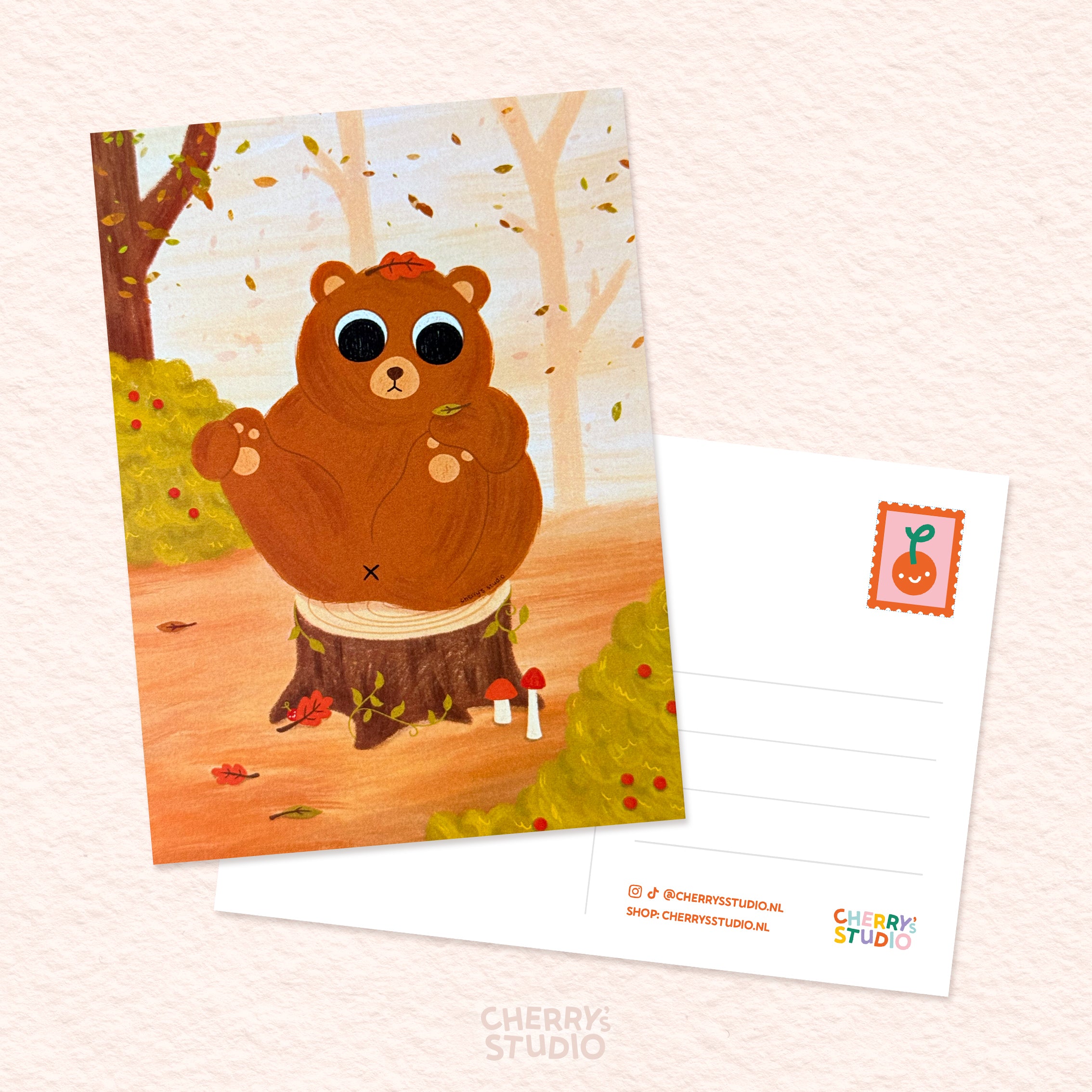Postcard - Bear Booty