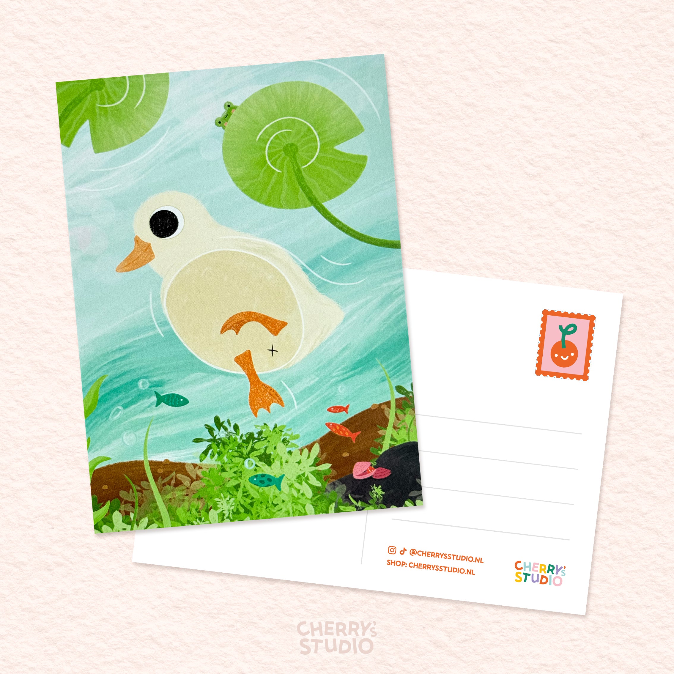 Postcard - Duck Booty