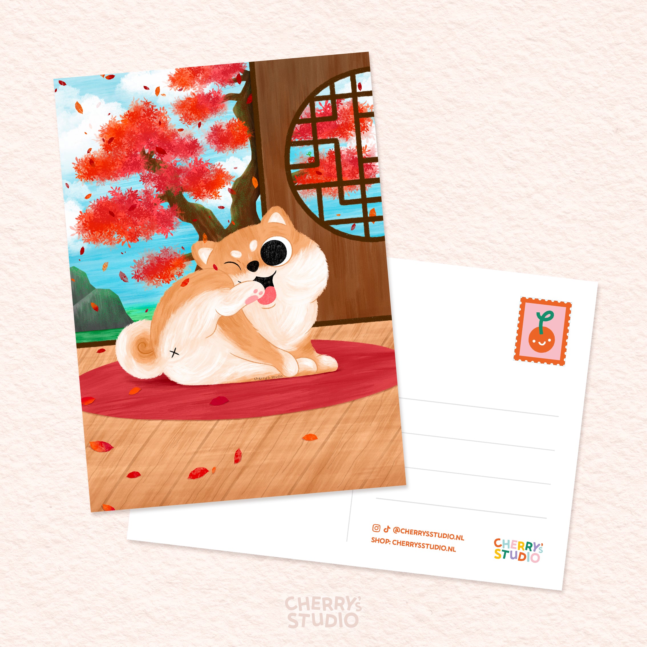Postcard - Shiba Booty