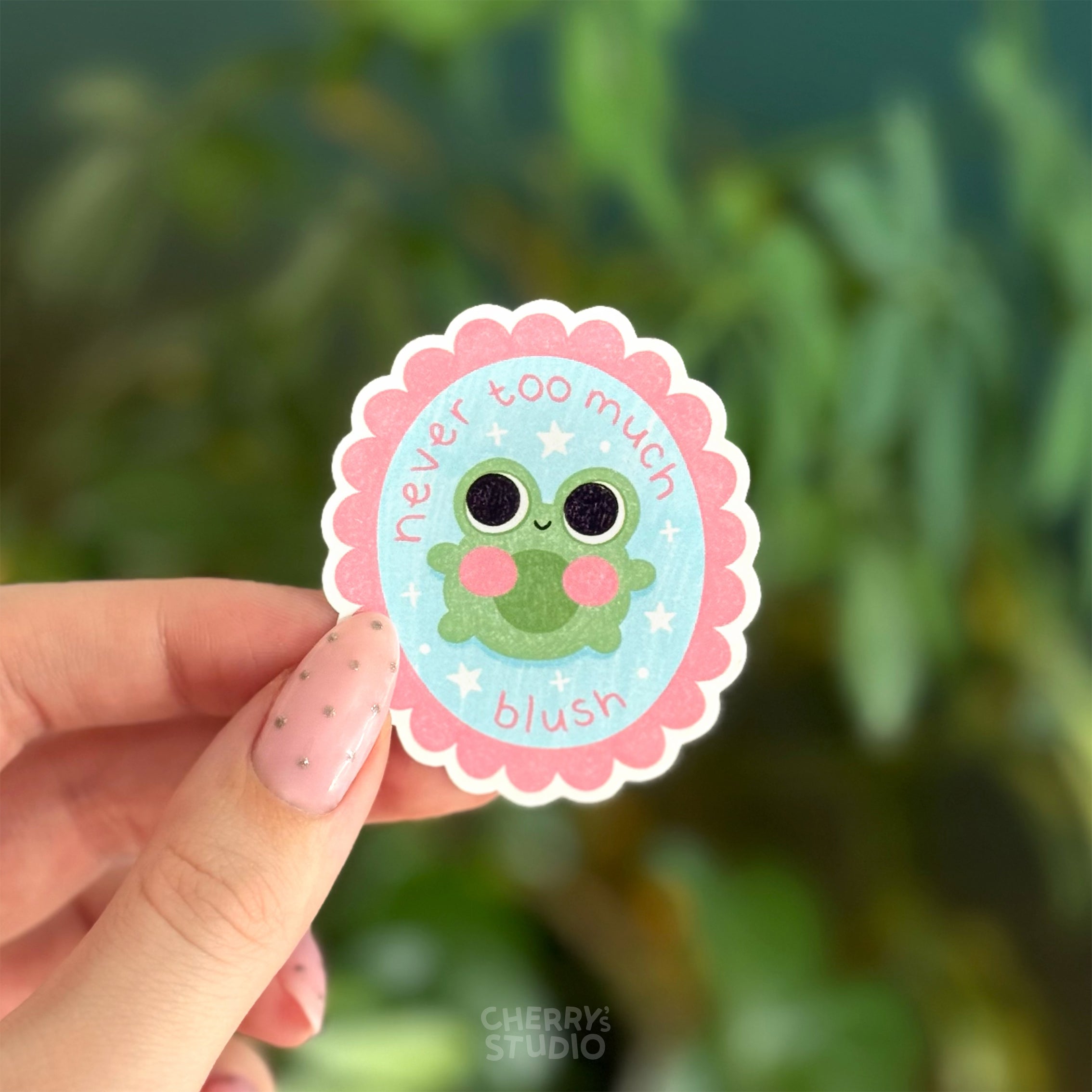 Sticker - Never Too Much Blush